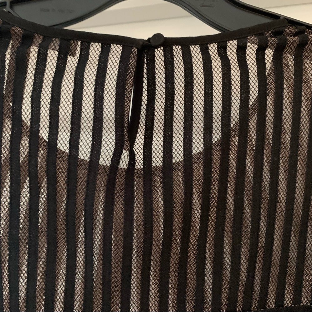 💞3 for $50💞BCBGMAXAZRIA black lace babydoll mini dress size Medium - Picture 14 of 14